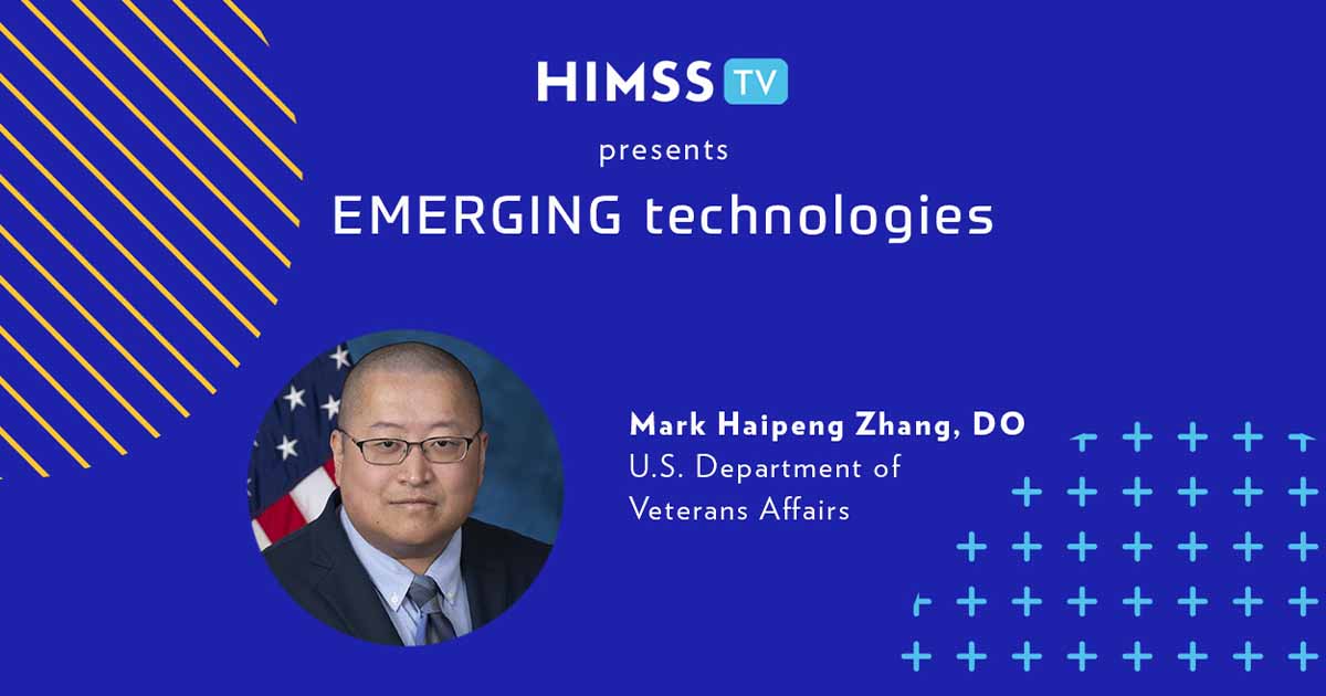 Dr. Mark Zhang, U.S. Department of Veterans Affairs_Emerging Technologies series, season 2