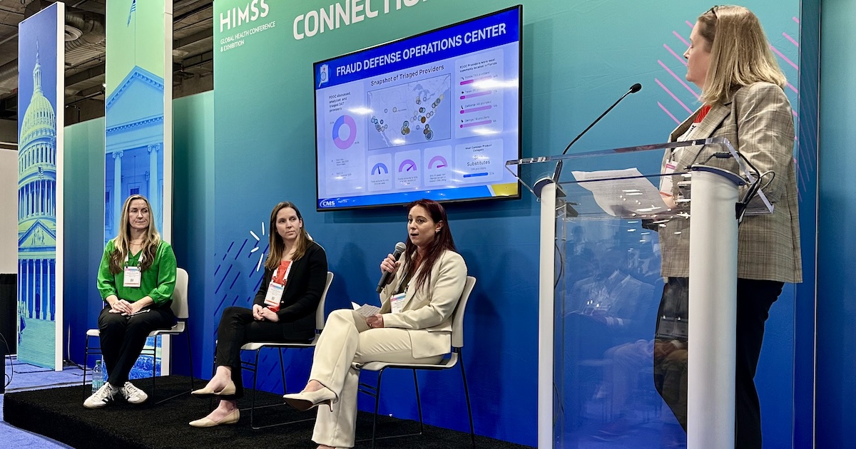 Panelists of HIMSS26 Rapid Response- Implementing the Fraud Defense Operations Center