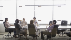 Executives in a meeting