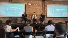 Steve Posnack of ASTP/ONC, Carolyn Clancy of the VA and Grace Cordovano of DiMe at Digital Medicine Society