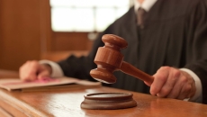 Judge holding a gavel