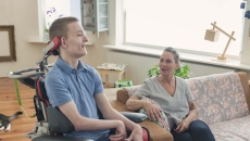 Individual with cerebral palsy