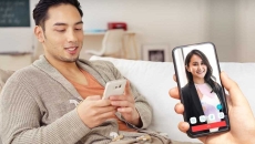 A Doctor Anywhere mobile app user in a virtual consultation with a doctor