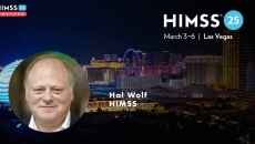 Hal Wolf at HIMSS_Las Vegas skyline Photo by halbergman/E+/Getty Images