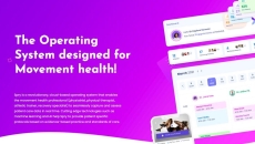 A screenshot of Spry's home page