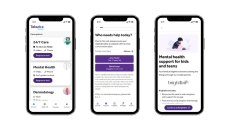 Teladoc and Brightline images of the digital front door on Teladoc