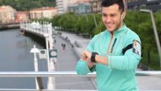 Man with smart watch