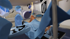 A view of a surgery in Osso VR