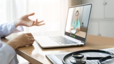 Doctor doing telehealth