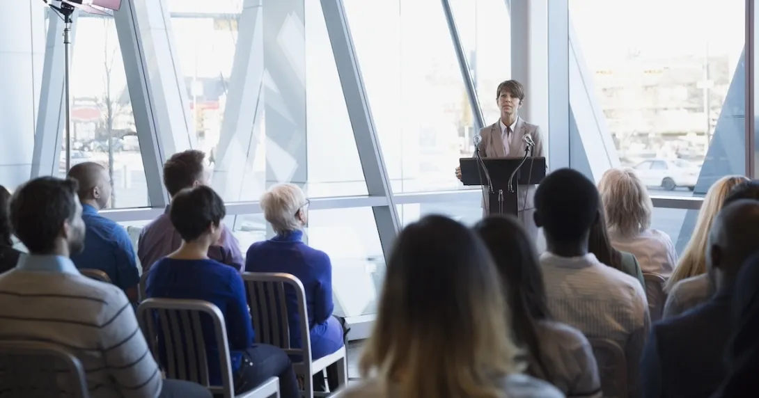 Executives at a conference