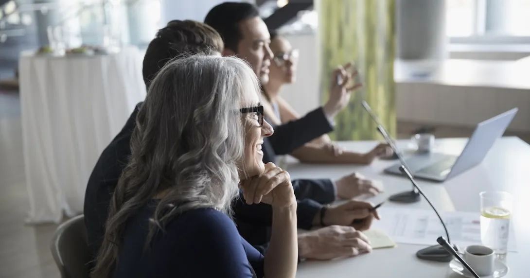 Executives in a conference