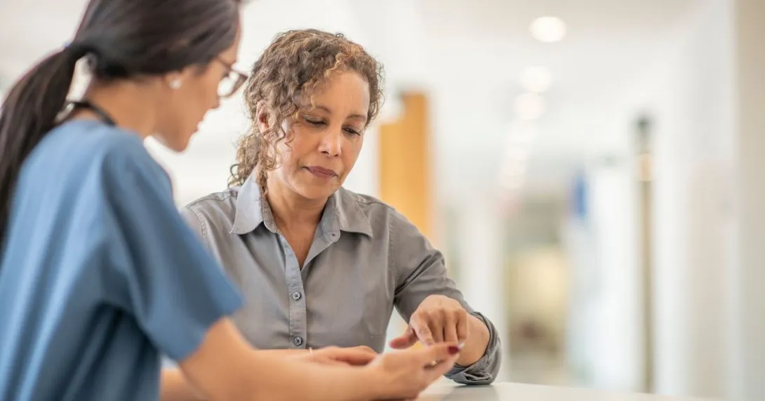 Doctor show patient app