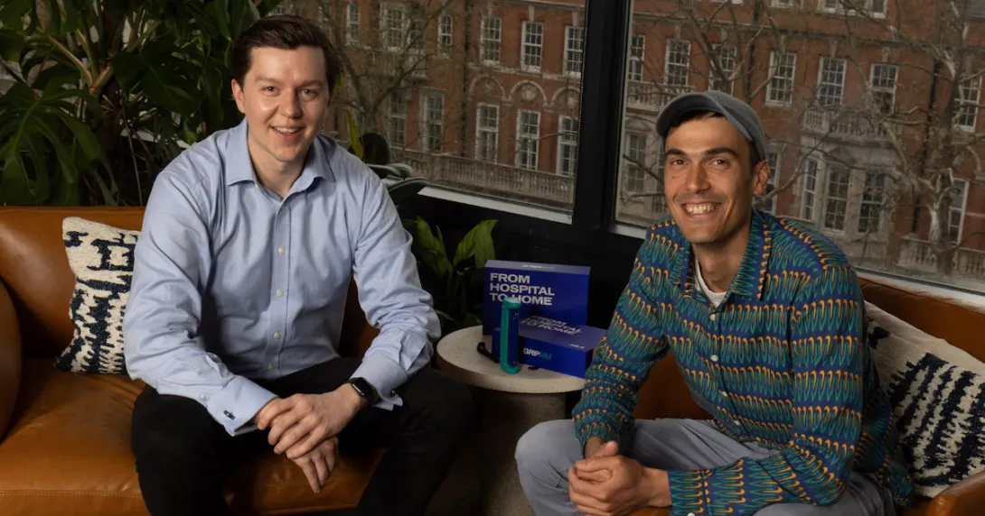 GripAble cofounders Dr. Paul Rinne and Dr. Mike Mace